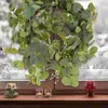 Decorative Flowers Christmas Decor Decorated Garland Outdoor Wreaths Eucalyptus Leaves Small Fall Hanging For Front Indoor Farmhouse Outside