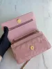 2023 Ny med Box Dust Bag designer väskor handväska pursar kvinnamodkoppling handväska kvinnor lyxiga crossbody axelväska