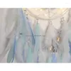 Figurines décoratines Ratgers de rêve en plumes avec mur de mur léger à LED Ornement de Dreamcatchers décor