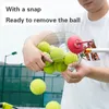 Tennis Ball Picker Collector Retriever Long Handle Telescopic Trainer Pickup Basket Container Picking Collecter 240329