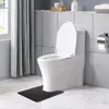 Badmatten vaste kleur koraal fleece toilet tapijten eenvoudige u-vormig badkamer tapijtwater absorberend schuim anti-slip woningdecoratie