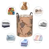 Panier à linge Panier mignon Platypus tissu pliant des vêtements sales toys rangement seau maison