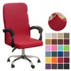 Couvre-chaise Couvre Spandex Office Stretch Gaming Cover Couleur Couleur des chaises d'ordinateur Color