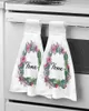 Towel Cactus Flower Arrow Kitchen Hand Strong Absorbent Washing Room Handkerchief