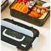 Geschirr mit großer Kapazität Plastik -Mikrowellen -Lunchbox mit Tabellenbetriebswissenschaftstudent tragbarer Anzug