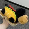 Kissen Hamburger Hund Kawaii Welpe Plüsch Food Jungen Mädchen Puppen Kinder Zimmer Cartoon Spielzeugdekoration Geburtstagsgeschenke