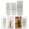 Vases Clear Cylinder Glass Flower Vase Bottle Exquisite Sturdy Thickened Hand Blow For Centerpieces Decor Multipurpose