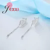 Boucles d'oreilles en peluche de qualité supérieure 925 argent sterlin