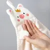 Towel Bathroom Kitchen Dishcloths Wipe Handkerchief Absorbent Towels Hand Dishrag Coral Velvet Cleaning Cloth