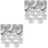 Bandlers 100 pcs en vrac en métal tasse en aluminium au chandelier