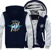 Jackets Men Jackets Pattern Jacket MVCAR Logo para casaco Zipper casual de inverno