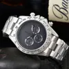 44 High Quality Fashion Leisure Labor Brand Quartz Steel Band Men's Watch 36