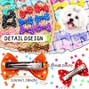 Abbigliamento per cani 30pcs Dot Pet Groom Clips Clip Catch Bows Girls Girls Barrette per cucina per cani Accessori