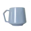 Tasses Ceramics Mug (prêtsword) 380 ml de lait de grande capacité Café à eau or coloré