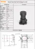 Partes F1.1 Lente de Luz Star de 4 mm 8MP 1/1,8 "M16 MOLHAR LENS CCTV 4K CCTV para Starvis 2 Câmera de Segurança do Sensor IP SL0281