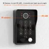 Interphone 10inch WiFi Home Interphone Touch Video Door Door 1080p Porte Phone Camera avec détection de mouvement Protection de sécurité d'enregistrement pour la maison