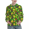Women's Hoodies Pineapple Pattern Loose Women Tropical Fruit Casual Pullover Hoodie Autumn Y2k Cool Hooded Shirt Large Size