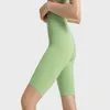 Frauen Yoga New Double 6 Lycra nackt hohe Taille enge Yogahosen mit einer 5-Punkte-Hüftlift-Fitness-Leggings