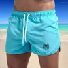 Mäns shorts 2024 Summer Swimewear Man Swimsuit Swimming Trunks Sexig strand surfbräda kläder låg midja