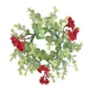 Dekorative Blumen Kerze Girlande Ringe Weihnachtsdekoration 8.66 "für Cafés Bauernhauspartys