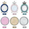 2024 Crown Pearl City frame palette vintage flower nail plate display board tool manicure nail art practice display stand- for Crown Pearl City manicure display stand