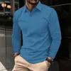 summer high quality trend striped polo shirt Mens casual golf sleeve 240401