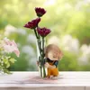 Vases Shaped Vase Adorable Cartoon Statue Flower High Strength Shatterproof Container For Desktop Decoration Cute Home
