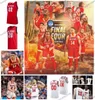 DJ Burns Jr. NC State Basketball Jersey 23 Mohamed Diarra 0 DJ Horne 34 Ben Middlebrooks 2 Kam Woods Custom Centred NC State Wolfpack Jerseys Final Four