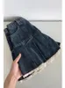 Röcke Frauen Blue Denim A-Line Plissee Minirock Mode koreanische Vintage Harajuku Y2k Mädchen Kawaii Jean Streetwear Sommer