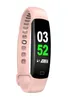 F64HR Moniteur d'oxygène sanguin Bracelet Bracelet Hypertente Smart Watch Heart Monitor Monitor Fitness Tracker Smart Wrist Wrist pour Andro1908184