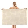 Serviette crème en peluche en peluche serviettes de plage piscine grand sable sans sable microfibre sans baignoire légère sèche nage