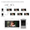 Intercom Jeatone 7 Inch Wirless Wifi Tuya Smart Video Intercom System with 960P Doorbell for Home Security Support Password/RFID Card