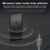 Dörrklockor Tuya Smart 2.4G WiFi Mini Security Camera 1080p Human Detection Mikrovågsradar Digital Door Viewer Trådlös dörrklocka för hemmet