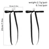 Dangle Earrings Ingesight.Z Korean Elegant Imitation Pearl Long Ribbon Bowknot Drop for Women Wedding Party Jewelry Gifts 2024 Y2K