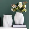 Wazony minimalistyczny tyłek wazon ceramiczne garnki roślinne dekoracja dekoracyjna układ kwiatowy abstrakcyjne buvazy kwiatowe