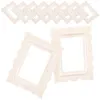 Quadros 10 pcs PO Frame ornamentos Mini Resina Imagem Para Casas Exibir Artesanato Diy Fazendo Aderetes Collage