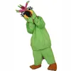 2024 Nya Halloween Green Parrot Bird Mascot Costumes Fursuit Business Apparel Christmas Dress Costuming