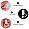 Disposable Cups Straws 2 Pcs Party Supplies Lazy Straw Dust Cap Plug Banquet Luau Cover Silica Gel Silicone Drinking Protector