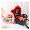 Set impermeabile a forma di cuore a forma di cuore 2 finestra trasparente San Valentino Mother's Love Box