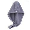 Towel 1/2Pcs Hair Drying Hat Quick-dry Cap Bath Microfiber Solid Super Water Absorption Dry
