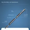 Recorder Rechargeable Digital Voice Recorder Ballpoint Pen Professional Noise Reduction Sound Audio Recording WAV Mp3 Player Dictaphone