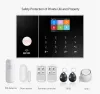 Kits Tuya Wireless Wifi WiFi GSM Home Burglar Security Alarm System 433MHz Smart Life Alexa Google Apps Control avec le détecteur de capteur RFID