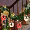 Figurine decorative 2 pezzi ornamenti natalizi ornali appesi Ornamenti sfere di alberi a prova di franco per la decorazione per feste di Natale