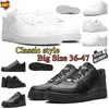 Bezpłatne wysyłki buty do biegania dla mężczyzn Kobiety Triple Biel Black Low Mens Treners Sports Sneakers Walking Chaussure Rozmiar 36-47