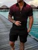 2024 Heren zomer kleding luxe polo shirts korte mouw set casual man shorts tracksuit outfits sociale golf rapel t-shirts240402