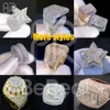 Ny design 925 Silver Hip Hop Ring Charm Hot Selling Pass Diamond Test Baguette Cut VVS Moissanite Fina smycken Ringar för män