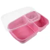 Serviesgoed container herbruikbare lunchboxen containers compartiment snack pp houder kind bento draagbaar
