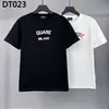 DSQ Phantom Turtle Men's T-shirts Mens Designer T Shirts Black Wit Cool T-Shirt Men Summer Italiaanse mode Casual Street T-Shirt Tops Plus Size M-XXXL 6192