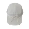 VISURI KPOP Cappello da baseball per ragazza Artificiale Bowknot Sunesor Summer Spring Sun Camping all'aperto