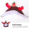 Appareils pour chiens Headgear Cartoon Cap Santa tenue chat Cat Heat accessory Party Costume Costume Noël